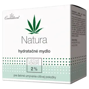 Cannaderm NATURA hydratačné mydlo citlivá pokožka 100 g