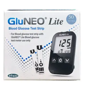 Gluneo Lite Prúžky testovacie ku glukomeru 50 ks