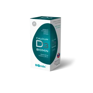 BIOMIN Calcium s vitamínom D3 kapsuly 60 ks