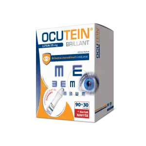 OCUTEIN BRILLANT Luteín 25 mg kapsuly 120 ks + Darček