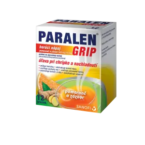 PARALEN GRIP horúci nápoj pomaranč a zázvor 500 mg/10 mg vrecúška 12 ks