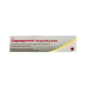 Capsagamma 53 mg/100 g krém 40 g