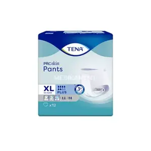 TENA PANTS PLUS EXTRA LARGE absorpčné nohavičky 12 ks