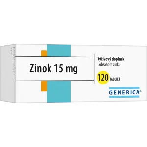 GENERICA Zinok 15 mg tablety 120 ks