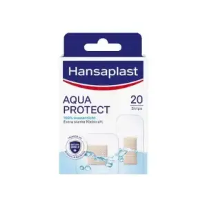 Hansaplast AQUA PROTECT náplasť, stripy 20 ks