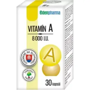 EDENPharma Vitamín  A 8000 I.U. kapsuly 30 ks