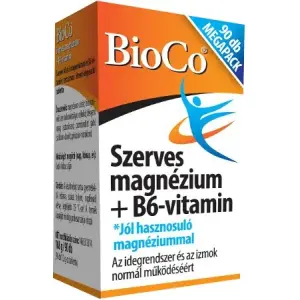 BioCo Organické Magnézium + vitamín B6  MEGAPACK tablety 90 ks