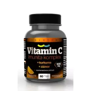 SALUTEM Vitamín C 500 mg Imunita komplex cmúľacie tablety 60 ks