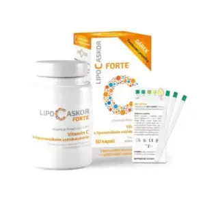 LIPO C ASKOR FORTE kapsuly 60 ks + darček testovacie prúžky 5 ks