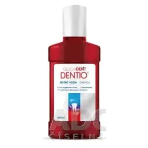 GLUCADENT DENTIO Ústna voda 0,12% chlorhexidin 250 ml