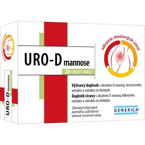 GENERICA URO-D mannose tablety 20 ks