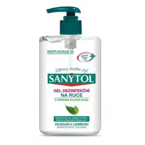 SANYTOL GÉL dezinfekčný na ruky so zeleným čajom 250 ml