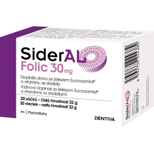 SIDERAL FOLIC 30 mg prášky 20 ks