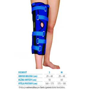PROTETIKA ORTÉZA Kolena rigidná 0° veľkosť S