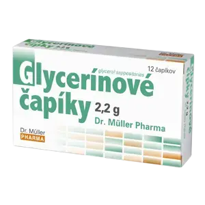 Dr. Müller Glycerínové čípky 2,2 g sup 12 ks