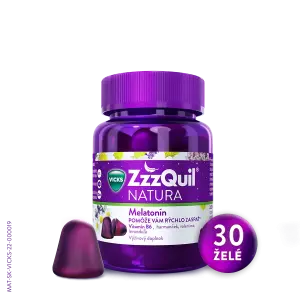 ZZZQUIL NATURA želé s príchuťou lesného ovocia 30 ks