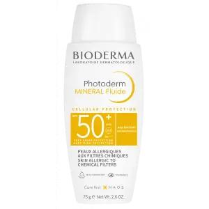 BIODERMA Photoderm Mineral Fluid SPF 50+ opaľovací krém 75 g