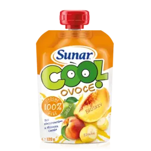 SUNAR Cool ovocie broskyňa banán jablko 120 g