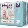 BAMBO Nature Plienky jednorazové 2 S (3-6 kg) 30 ks