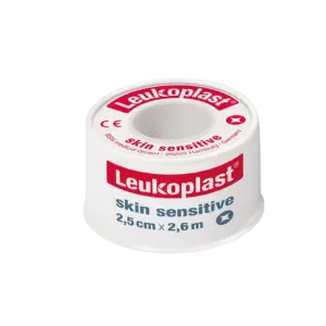 LEUKOPLAST SKIN SENSITIVE náplasť na cievke 2,5cm x 2,6m 1 ks