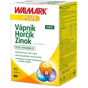 WALMARK Vápnik Horčík Zinok FORTE tablety 90 ks