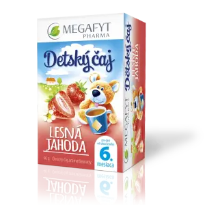MEGAFYT Detský čaj LESNÁ JAHODA ovocný čaj 20 x 2 g