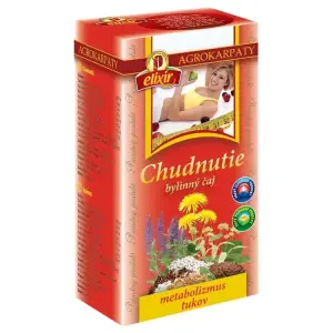 AGROKARPATY CHUDNUTIE bylinný čaj vrecúška 20 x 2 g 