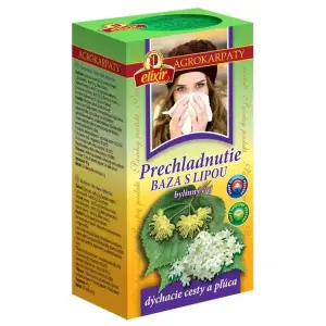 AGROKARPATY Prechladnutie BAZA S LIPOU bylinný čaj vrecúška 20 x 2 g 