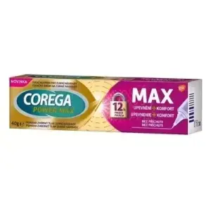 COREGA MAX UPEVNENIE + KOMFORT fixačný bez príchute 40 g