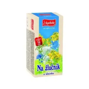 APOTHEKE BYLINNÝ ČAJ NA ŽLČNÍK A SLINIVKU vrecúška 20 x 1,5 g 