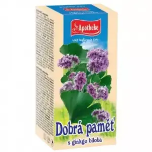 APOTHEKE ČAJ PRE DOBRÚ PAMÄŤ GINKGO BILOBA vrecúška 20 x 1,5 g 