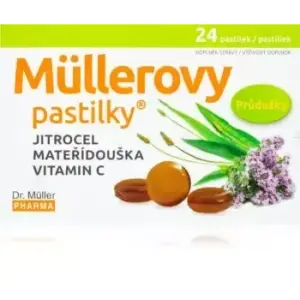 MÜLLEROVE pastilky so SKOROCELOM a MATERINOU DÚŠKOU 24 ks