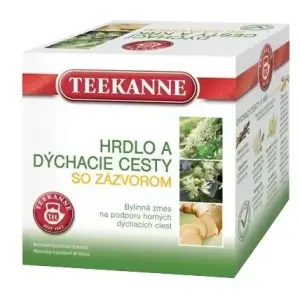 TEEKANNE HRDLO A DÝCHACIE CESTY so zázvorom bylinný čaj 10 x 2 g 