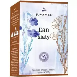 JUVAMED BYLINNÝ ČAJ ĽAN SIATY - PLOD sypaný 100 g