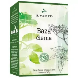 JUVAMED BYLINNÝ ČAJ BAZA ČIERNA - KVET sypaný 40 g