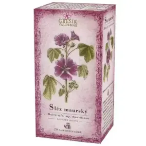 GREŠÍK SLEZ MAURSKÝ bylinný čaj vrecúška 20 x 1 g 