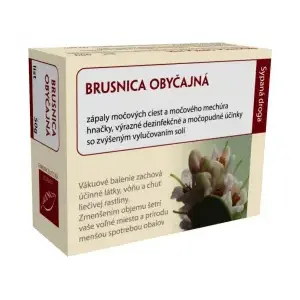 HANUS BRUSNICA OBYČAJNÁ LIST vrecúška 50 g