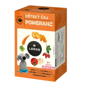 LEROS DETSKÝ ČAJ POMARANČ vrecúška 20 x 2 g 