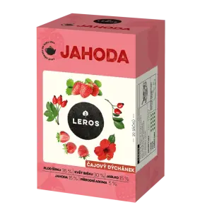 LEROS ČAJOVÁ CHVÍĽKA JAHODA ovocný čaj vrecúška 20 x 2 g