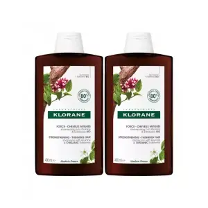 KLORANE šampón s chinínom 2 x 400 ml