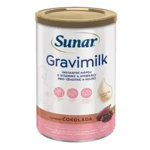 Sunar Gravimilk s príchuťou čokoláda instantný mliečny nápoj 450 g
