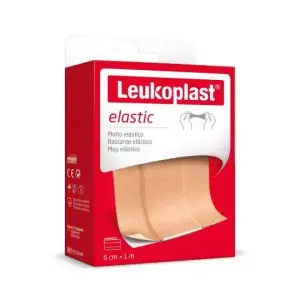 LEUKOPLAST ELASTIC náplasť na rany 6cm x 1m pás 1 ks