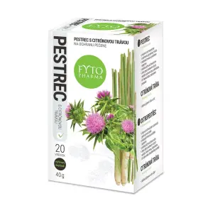 FYTO Pestrec mariánsky s citrónovou trávou čaj 20 x 2 g 