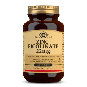 Solgar Pikolinát zinku 22 mg tablety 100 ks