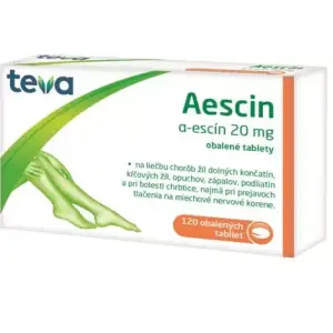 AESCIN 20 mg tablety 120 ks