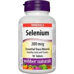 Webber Naturals Selén 200 mcg tablety 90 ks