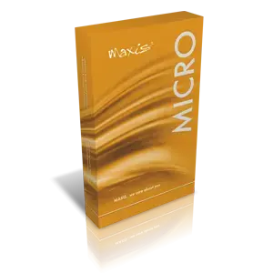 MAXIS MICRO PANČUCHOVÉ NOHAVICE PÁNSKE veľkosť 7 normálne so špicou čierne 1 ks