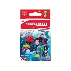3M SPOFAPLAST Detské náplasti 2 veľkosti chlapčenský motív 20 ks