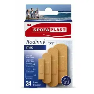 3M SPOFAPLAST Náplasť RODINNÝ MIX 2 typy 5 veľkostí 24 ks