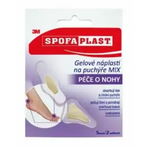 3M SPOFAPLAST Gélové náplasti na pľuzgiere mix veľkostí a tvarov 5 ks
